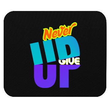 Discover never give up Mouse Pads