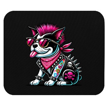Discover Bostie Punk Design Mouse Pads