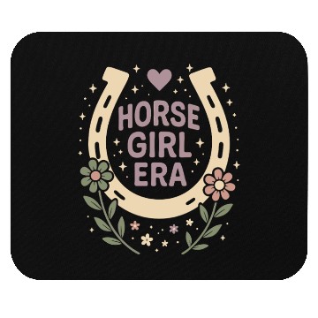 Discover Soft Cowgirl Floral Rodeo Western Aesthetic Horse Mouse Pads