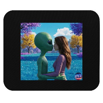 Discover Alien Love Affair Mouse Pads