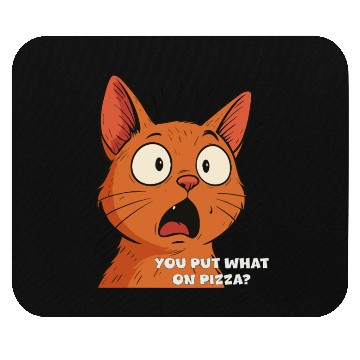 Discover Funny Shocked Cat Meme Mouse Pads