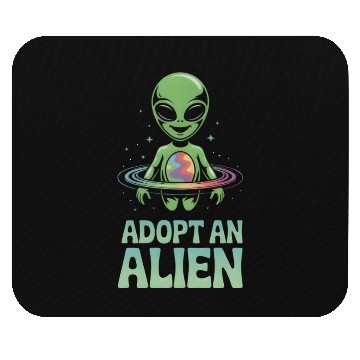 Discover Adopt An Alien Funny Alien Lover Gifts Mouse Pads