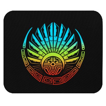 Discover Mayan And Aztec Quetzalcoatl Maya Tribal Mouse Pads