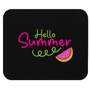 Discover Hello Summer Cute Watermelon Mouse Pads