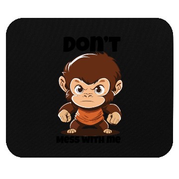 Discover angry Monkey Mouse Pads