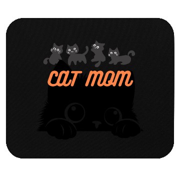 Discover cat mom Mouse Pads