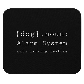 Discover Funny Dog Definition Mouse Pads