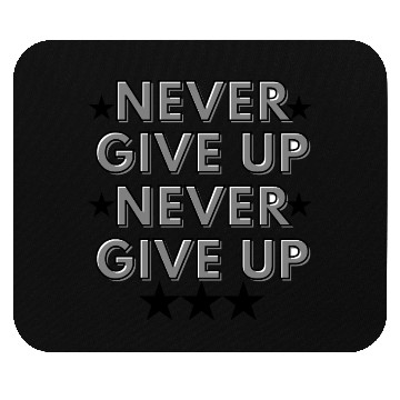 Discover never give up Mouse Pads