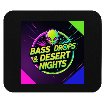 Discover Eclectic Bass Drops Desert Nights Mouse Pads