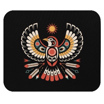 Discover Sparrow Indigenous Indian Tribal Art Native Mouse Pads
