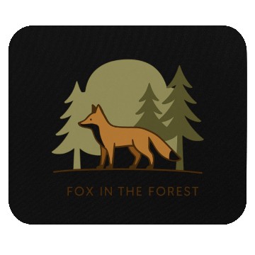 Discover Fox in the Forest Mouse Pads