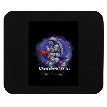 Discover Ride the Rocket. Rule the Galaxy Mouse Pads