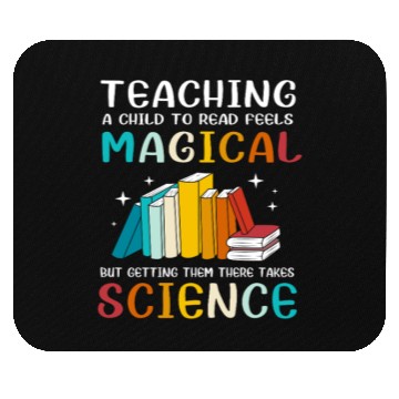 Discover Reading Teacher Bookworm Read Books Mouse Pads