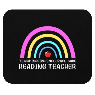 Discover Reading Teacher Literature Book Library Mouse Pads