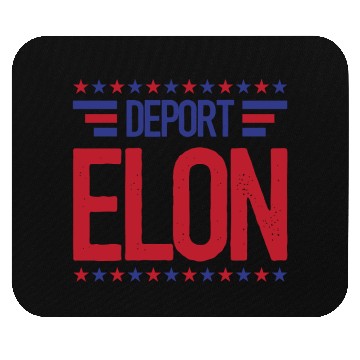 Discover Deport Elon Musk Bumper Anti Fascist Mouse Pads