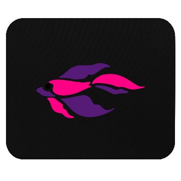 Discover beta fish Mouse Pads