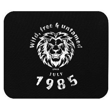 Discover 40th birthday Wild, free & untamed since 07/1985 Mouse Pads