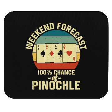 Discover Weekend Forecast Pinochle Mouse Pads