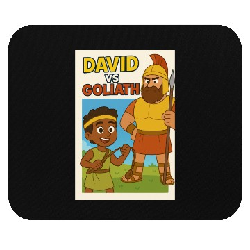 Discover David vs Goliath, Tiny Hands, Mighty God Mouse Pads