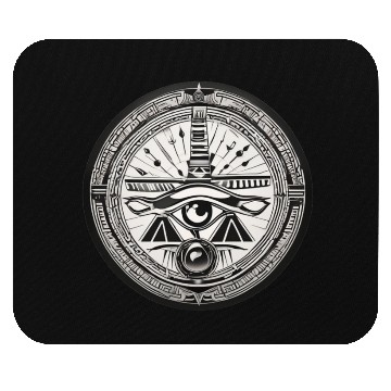 Discover Mystic Eye Seal – Symbol of Vision and Power Mouse Pads