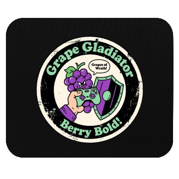 Discover Grape Gladiator Berry Bold Gamer Mouse Pads
