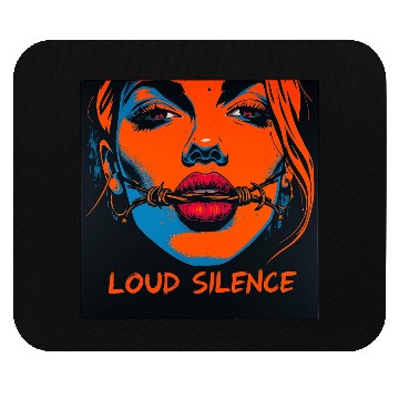 Discover Loud Silence Psychedelic Mouse Pads