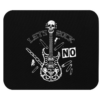 Discover Skull Bone Guitar Punk Mouse Pads