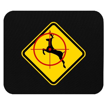 Discover Deer hunting sign Mouse Pads