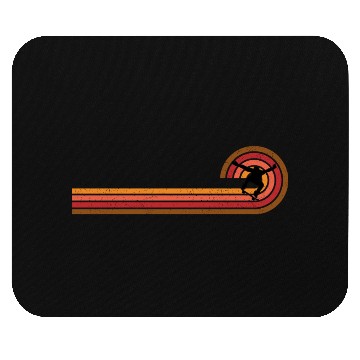 Discover Retro Style Skateboarder Mouse Pads