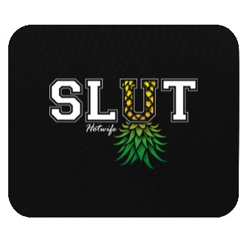 Discover Upside Down Pineapple Hotwife Swinger Open Mouse Pads