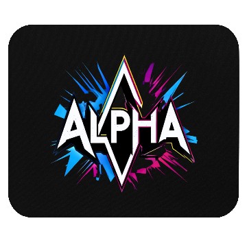 Discover Alpha Graffiti Mouse Pads – Power Vibe Street Art Desig