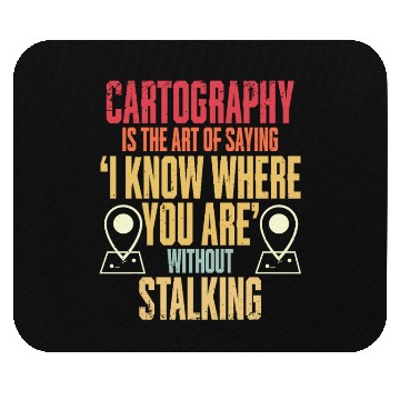 Discover Geographic Information Systems Cartography Mouse Pads