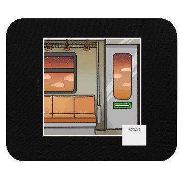 Discover Nowhere Train Urban Style Mouse Pads