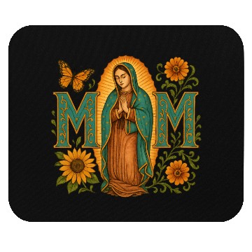 Discover Mexican Mom Mexican Heritage Virgen De Guadalupe Mouse Pads