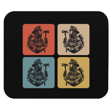 Discover Fire Brigade - Heroes In Action Mouse Pads