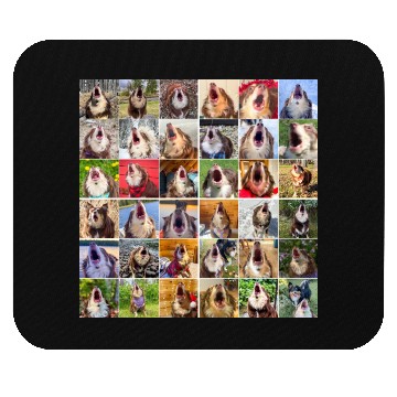 Discover Bark Collage Mouse Pads