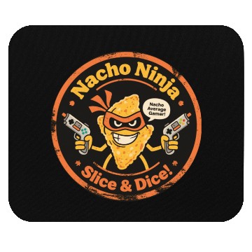 Discover Vintage Style Nacho Chip with Light Guns Gamer Mouse Pads