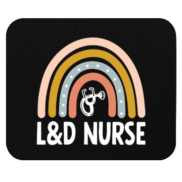 Discover L&D Nurse Labor and Delivery Nurse Pride Mouse Pads