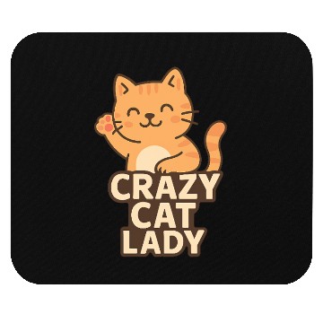 Discover Crazy Cat Lady – Cute Cat Lover Design Mouse Pads