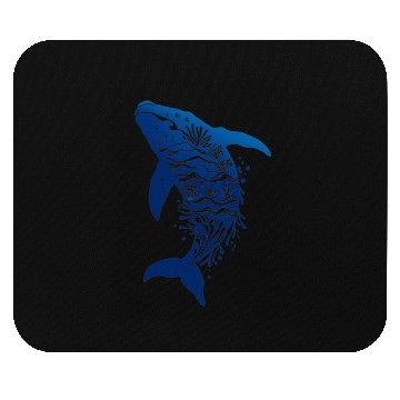 Discover Ocean Whale Nature Art Mouse Pads