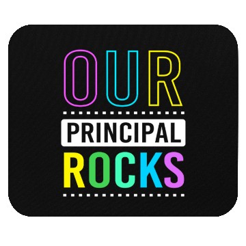 Discover School Principal Bak To School Mouse Pads