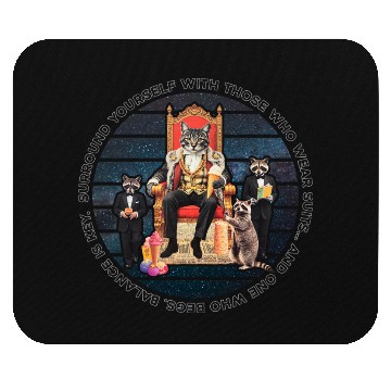 Discover Absurd Royal Cat Mouse Pads
