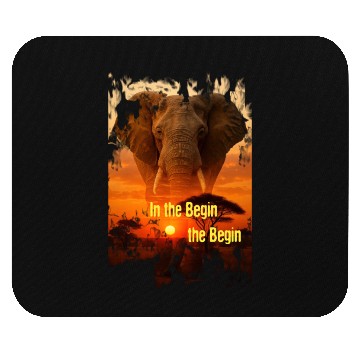 Discover african elephant Mouse Pads
