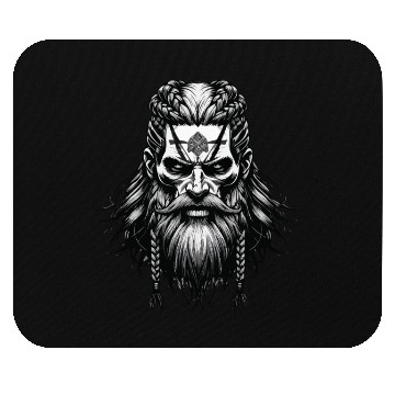 Discover Viking Warrior Man Odin Thor Norman Walhalla Mouse Pads