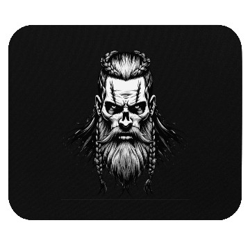 Discover Viking Warrior Man Odin Thor Norman Walhalla Mouse Pads