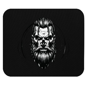 Discover Viking Warrior Man Odin Thor Norman Walhalla Mouse Pads