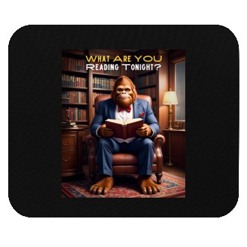 Discover Bigfoot Reading in the Library Sasquatch - What Mouse Pads