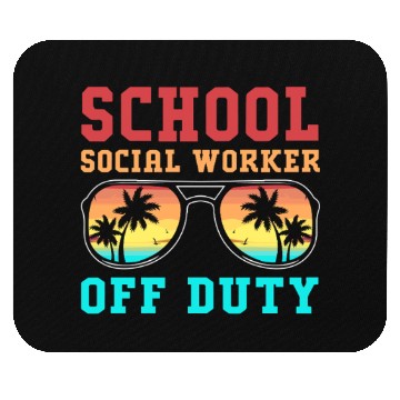 Discover School Social Worker Socialist Mouse Pads