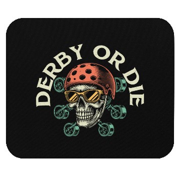 Discover Derby Or Die Skating Roller Derby Mouse Pads