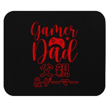 Discover Gamer Dad Script Red Mouse Pads